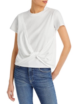 zahra womens organic cotton twist t-shirt