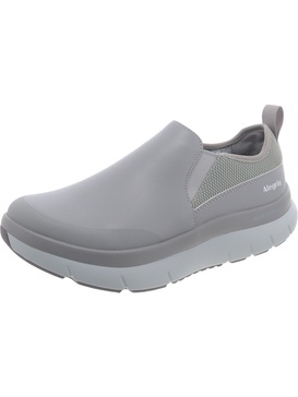 shift lead womens faux leather slip on casual and fashion sneakers