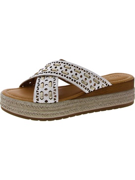 exa-italy womens leather slip on espadrilles