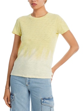 womens slub tie-dye t-shirt