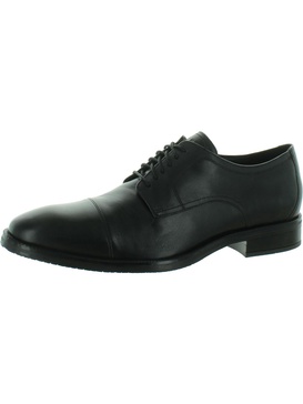 mens leather lace-up oxfords