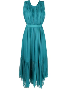 women sarai pleated sleeveless dress montego