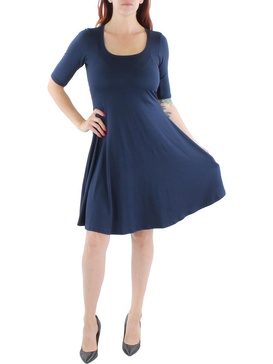 womens knit midi t-shirt dress