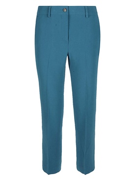 women's trousers clear blue