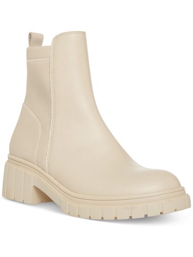 pronto womens round toe zipper ankle boots