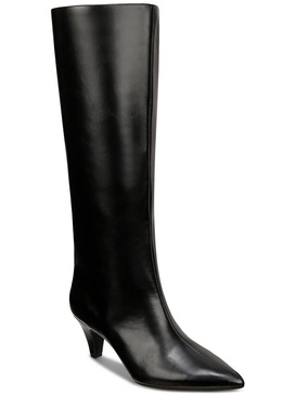 kaia womens faux leather tall knee-high boots