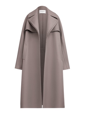 Wool-Blend Trench Coat