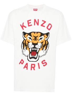 Kenzo Men Lucky Tiger Cotton T-Shirt