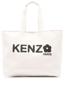 Kenzo Large ` Utility` Canvas Tote Bag