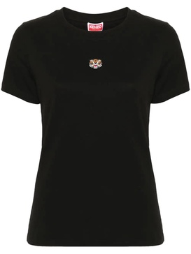 Kenzo Classic T-Shirt With `Lucky Tiger` Embroidery