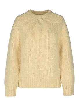 Cream Mohair Blend Sweater
