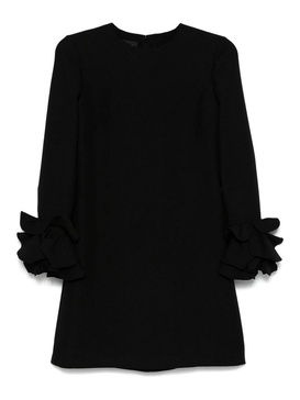 Wool And Silk Blend Embroidered Dress