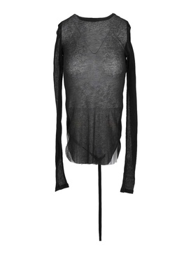 Cropped Long Sleeve Top Light Cotton