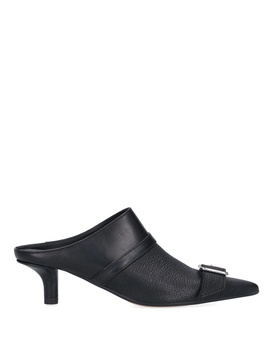 Mules with buckle