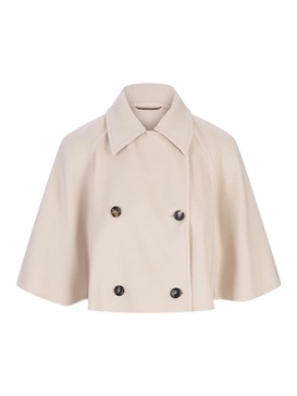 Volume Wool And Cashmere Cape