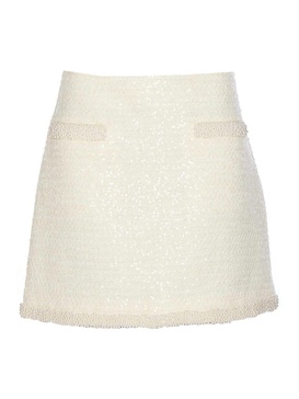 Boucle Pearl Mini Skirt