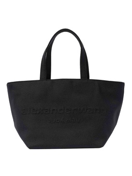 Small Logo Punch Tote Bag
