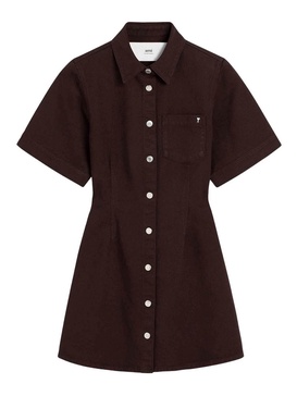 Short-Sleeve Shirt Dress