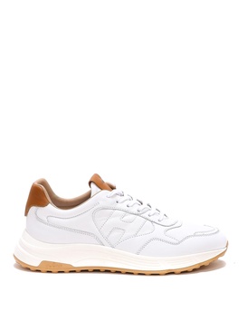 White leather sneakers