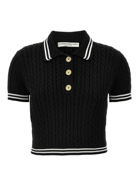 Braided Polo Shirt