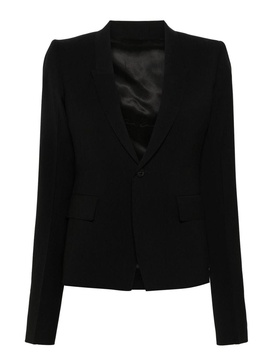 Wool Single-Breasted Blazer