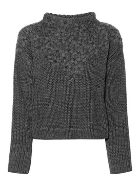 Wool Sweater With Flowers