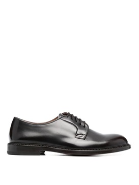 Derby leather loafers