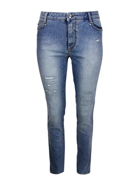 Cabochon detailed jeans