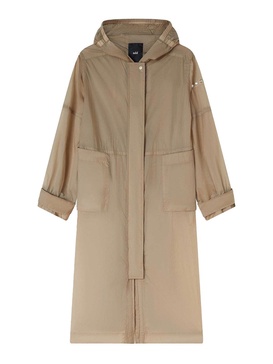 Long Beige Parka