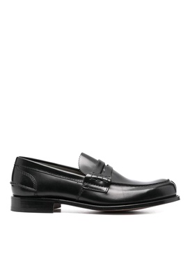 Leather loafers