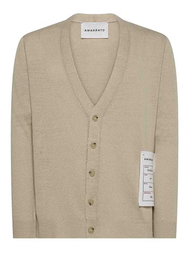 Label Detail Cardigan