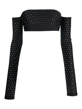 Studded off shoulder top