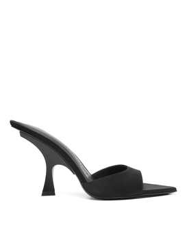 Satin Ester Mules 95Mm Ra