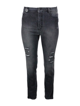 Jewel detailed jeans