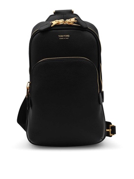 Black Leather Crossbody Bag