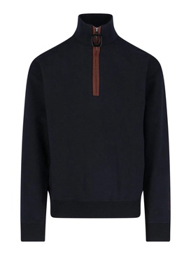 High collar sweatshirt