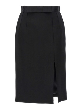 Wool Pencil Skirt