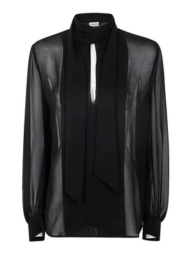 Georgette Blouson Shirt