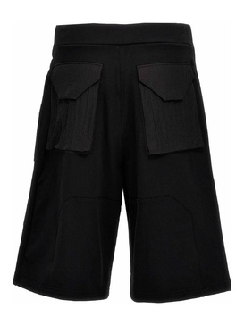 Overlay Cargo Bermuda Shorts