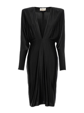 V-Neck Jersey Dress