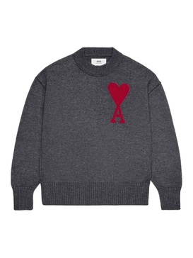 De Coeur Intarsia-Logo Wool Jumper