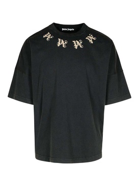 Stateme Black Cotton Over T-Shirt