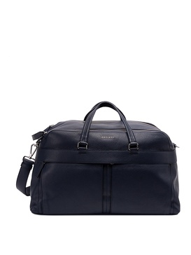 micron leather holdall