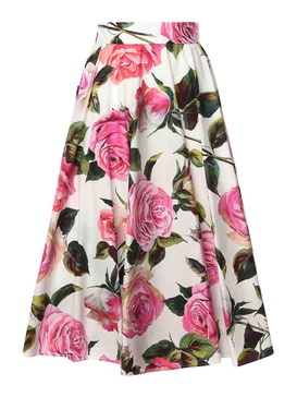 Floral Midi Skirt