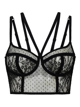 Black lace top