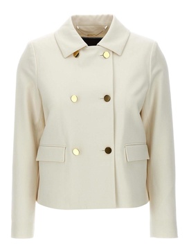 Cropped Double-Breasted Jacket