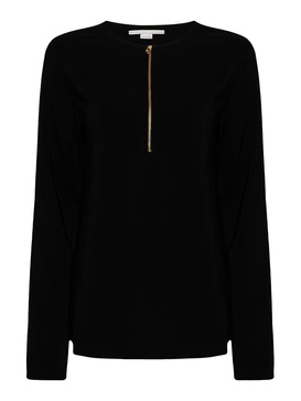 Iconic Zip Detailed Top