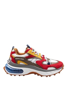 Bubble Sneakers In Multicolor Suede And Mesh