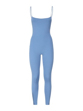Jumpsuit with shoulder pads