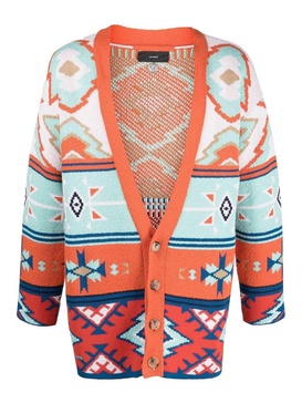 Desert road jacquard cardigan